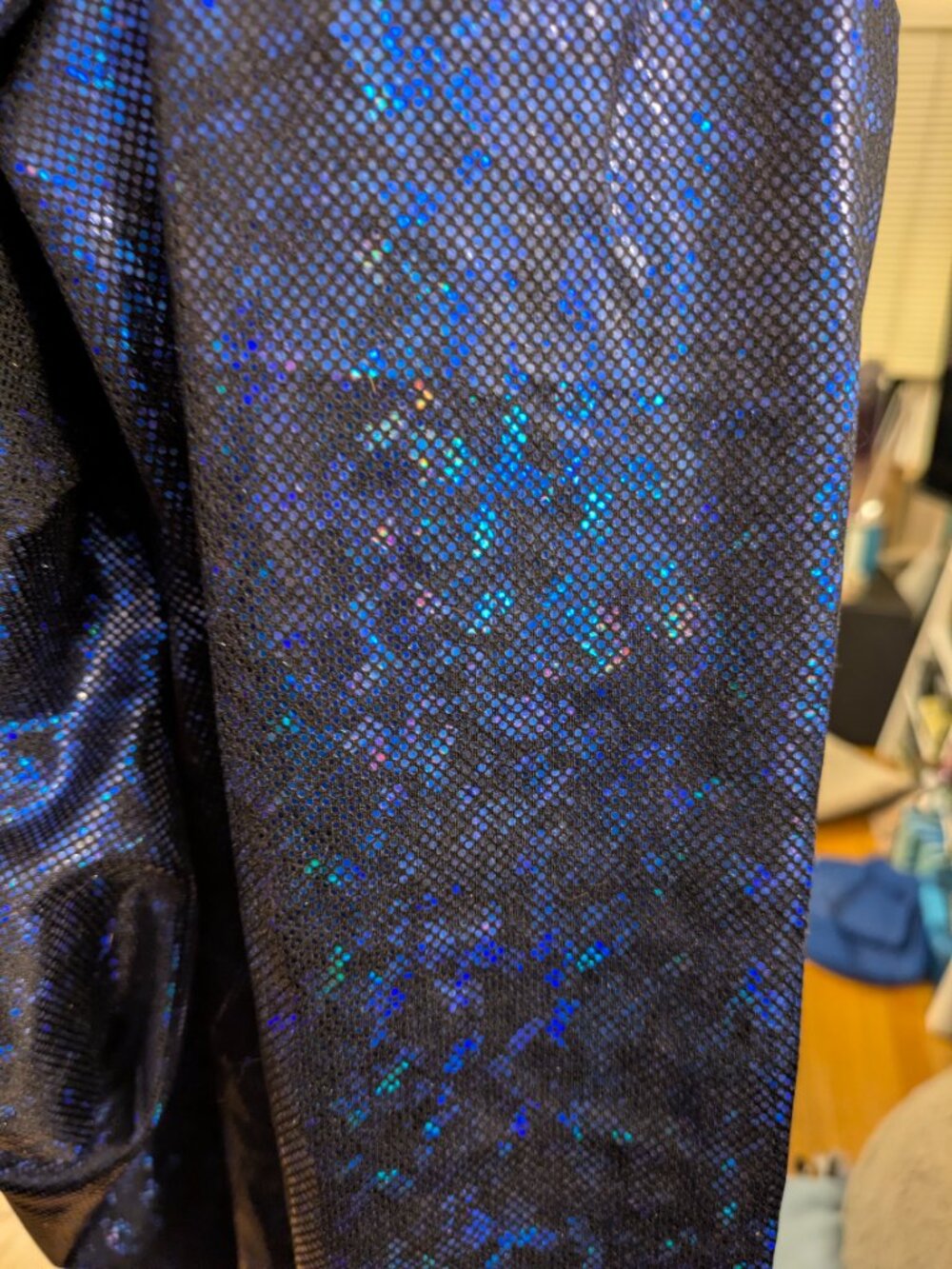 Blackmilk Clothing Shattered Sapphire Leggings M - Picture 8 of 8